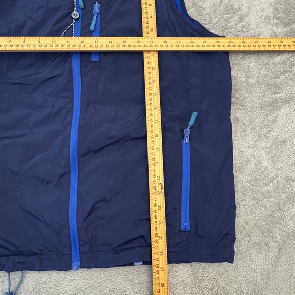 Taylorbyrd Fleece-Lined Vest Men's Size Medium Full Zip‎ Blue - Picture 5 of 7